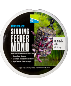 NYLON REFLO SINKING FEEDER MONO PRESTON