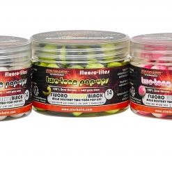 FLUOROLITE POP UP 2 TONE STARBAITS