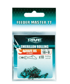 EMERILLON ROLLING AGRAFE US RIVE