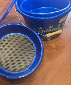 SEAU + COUVERCLE + BASSINE + TAMIS CHAMPION FEED